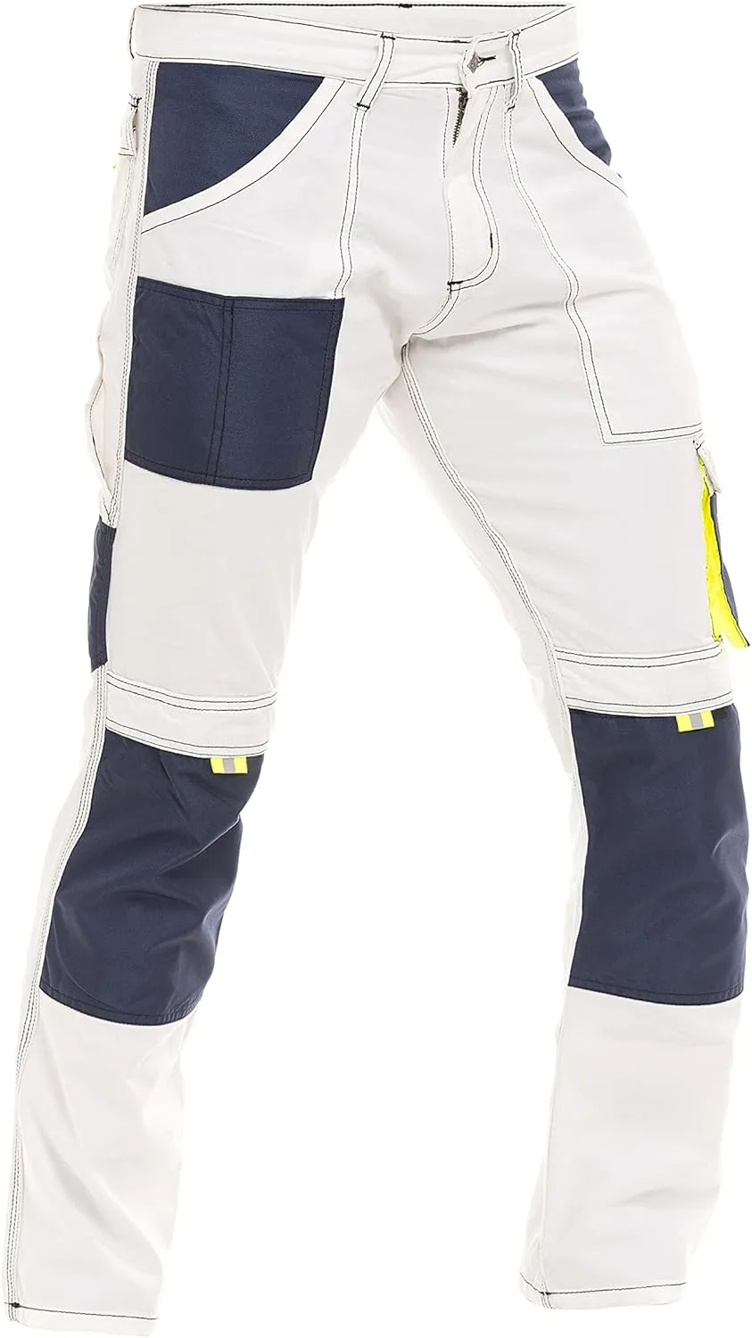 Men's Tactical Cargo Pants  Cordura Reinforced Work Trousers with Knee Pads, Holster Pockets and Safety Trousers
