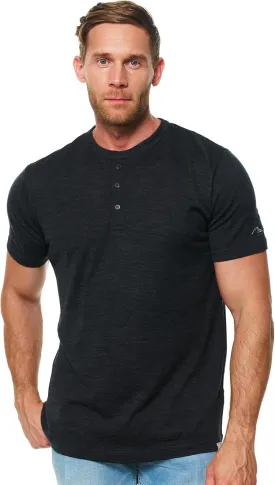 Merino Wool T-Shirt Mens - Short Sleeve Merino Wool Shirts for Men Sport Lightweight Thermal Base Layer Hiking Tshirt