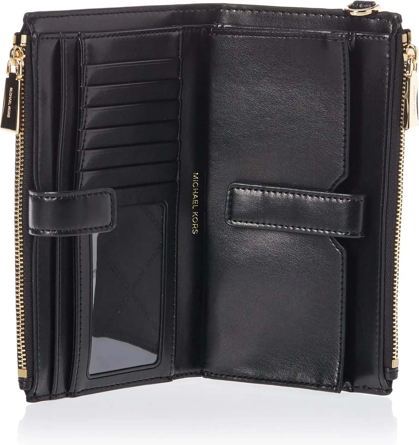 Michael Kors Jet Set Double Zip Wristlet, Navy