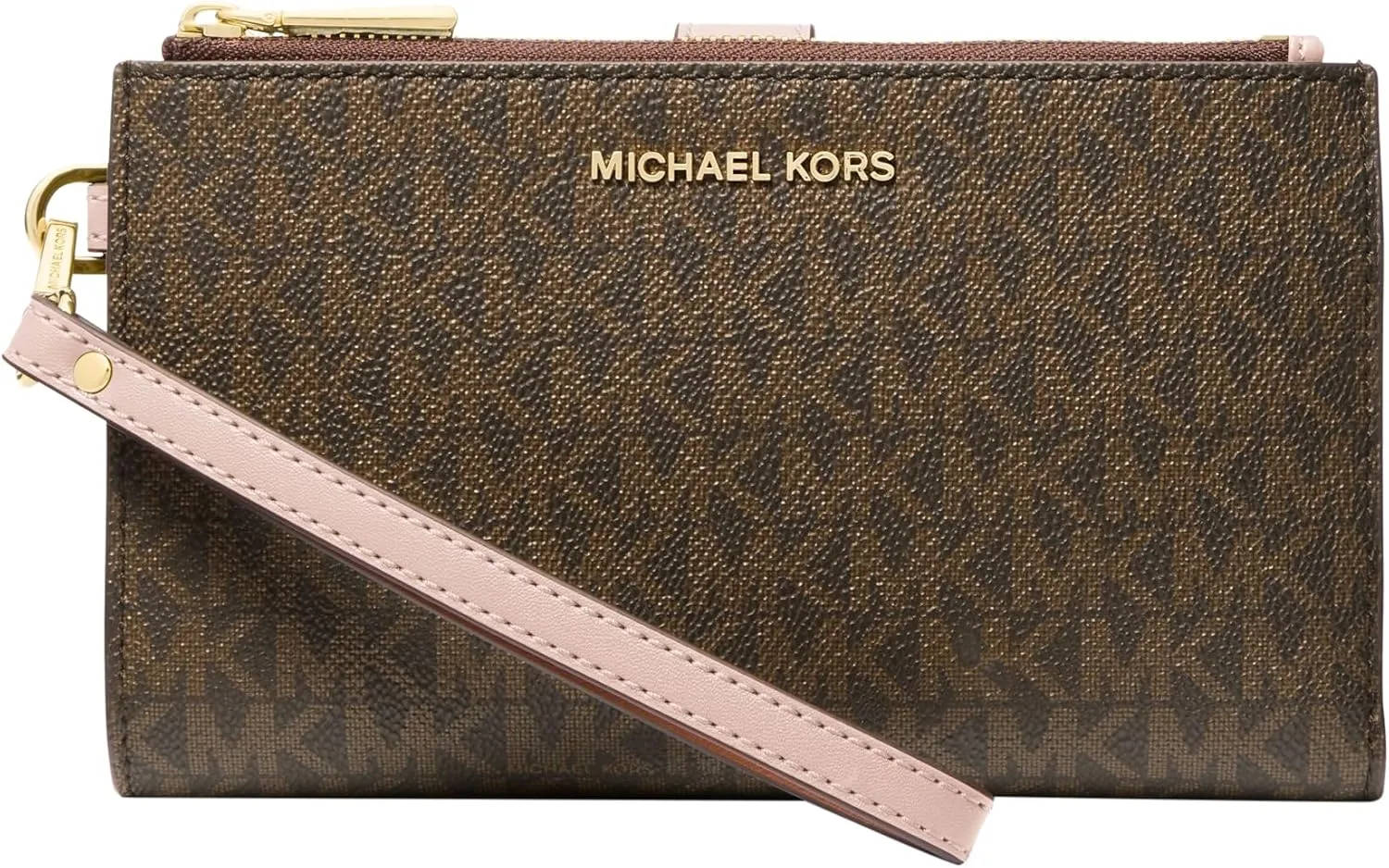 Michael Kors Jet Set Double Zip Wristlet, Navy