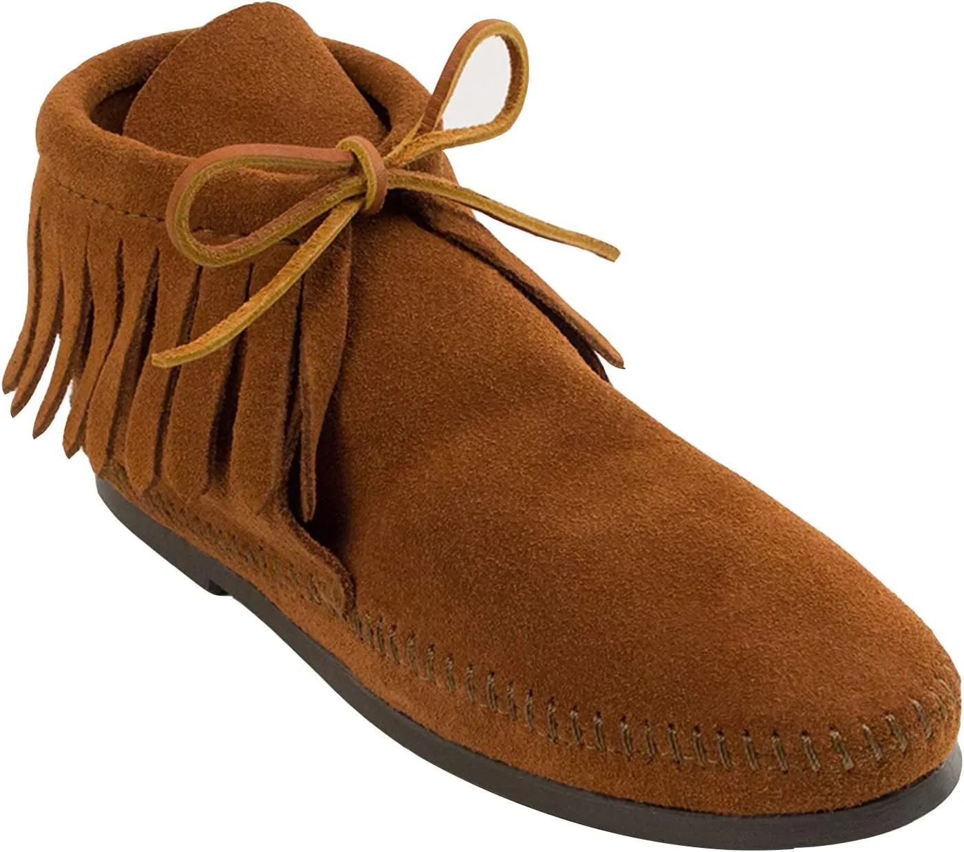 Minnetonka Women's Classic Fringe Hardsole Boot