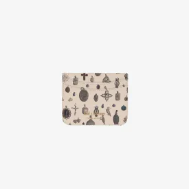 Pendant Printed Leather Card Holder