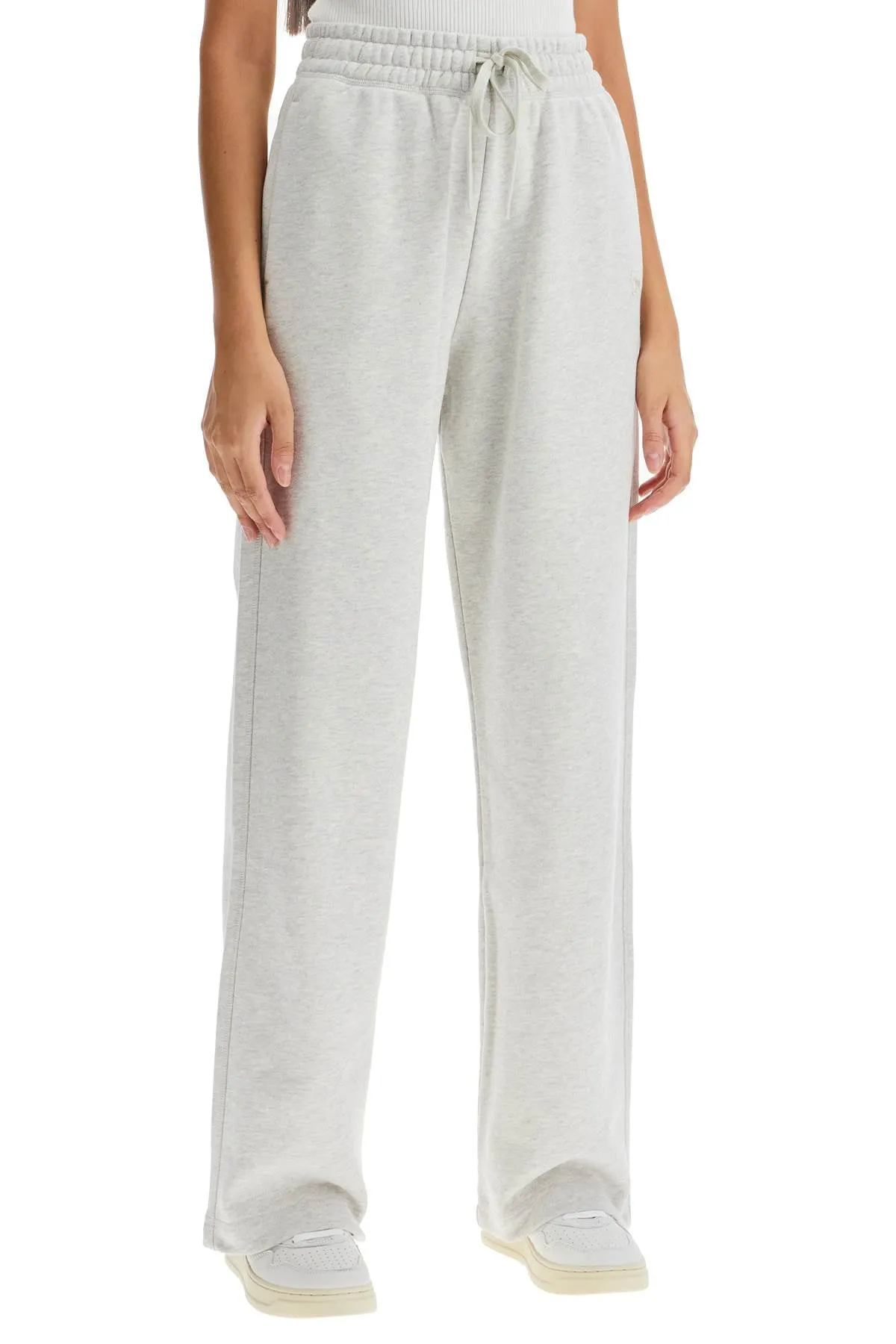 "baby fox wide-leg joggers NW01106KM0325 LIGHT GREY MELANGE