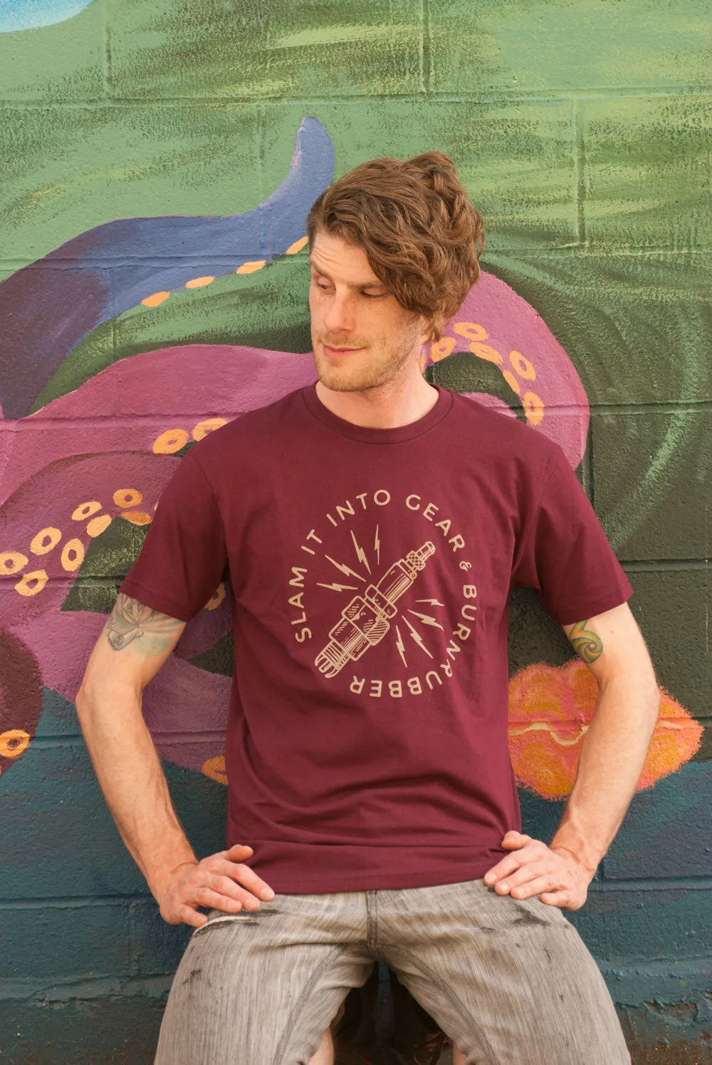 Sparky Maroon · Unisex T-Shirt