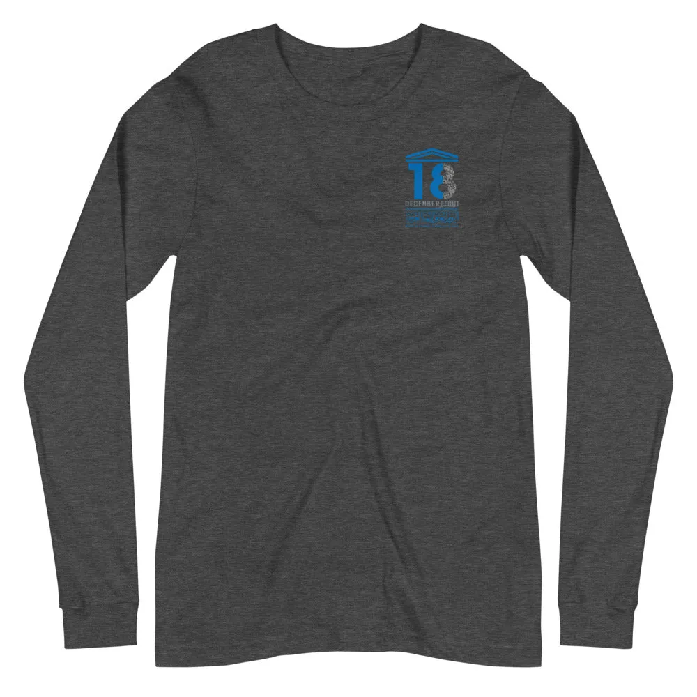 UN Arabic language day (back design)- Unisex Long Sleeve Tee