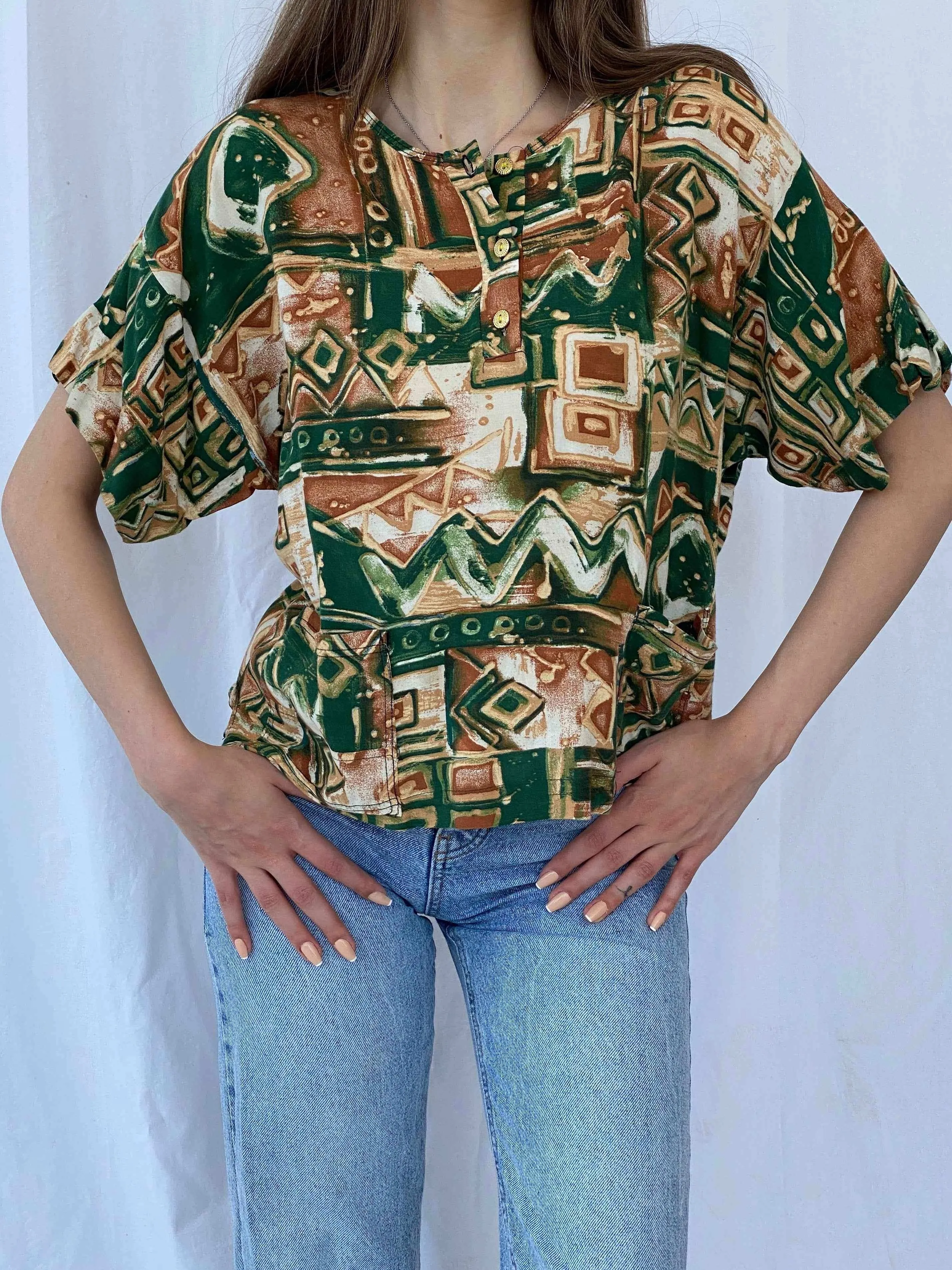 Vintage Confezioni Printed Shirt