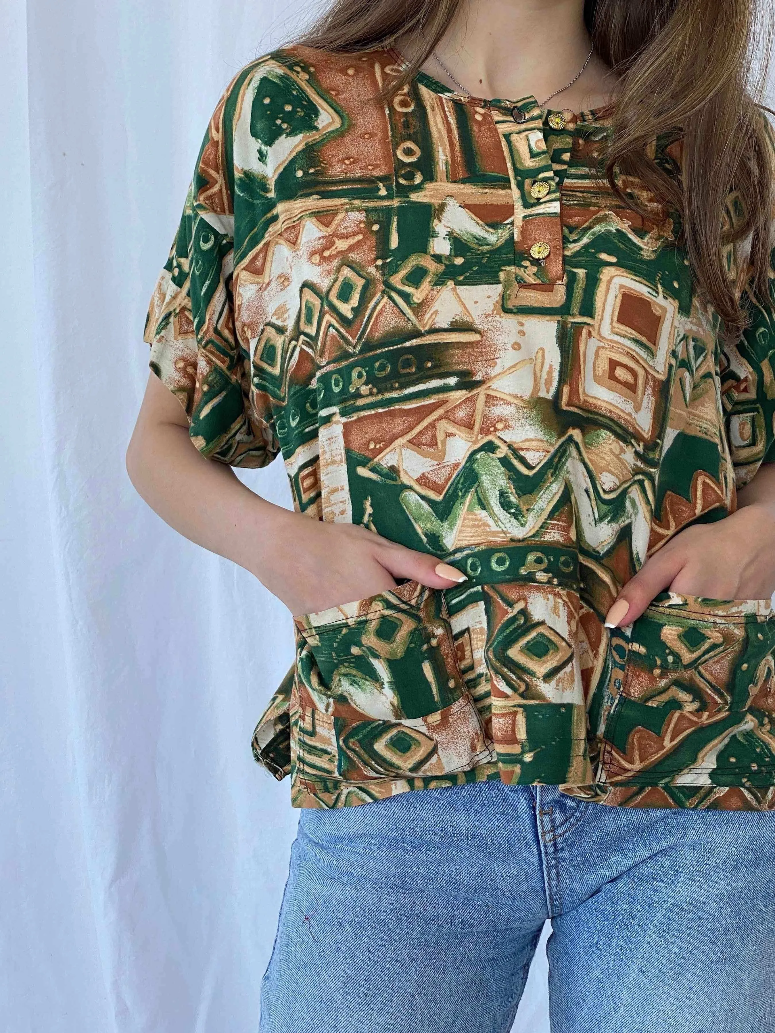 Vintage Confezioni Printed Shirt