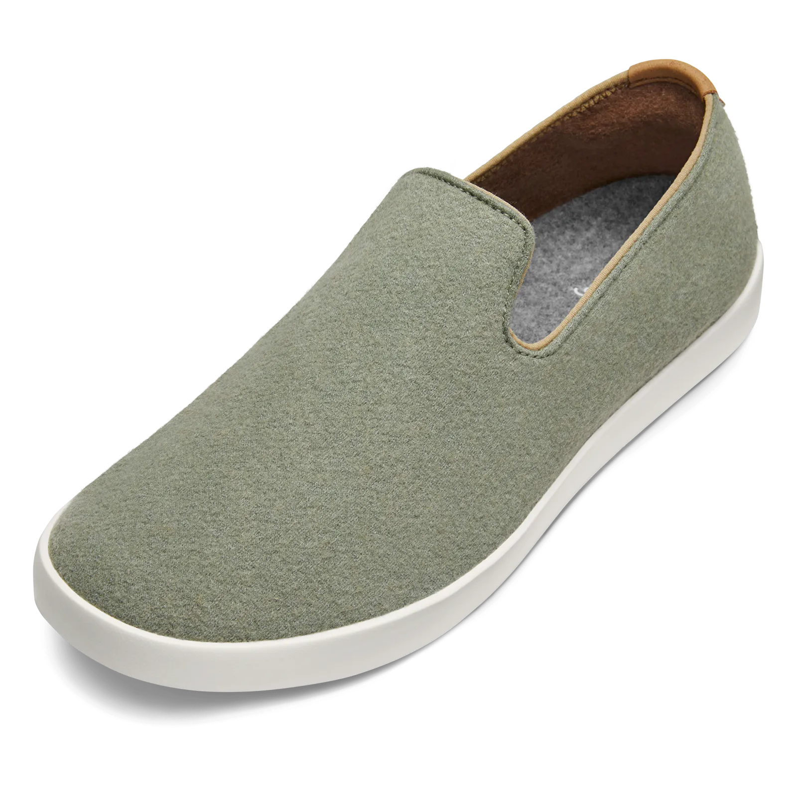Women's Wool Loungers - Hazy Pine (Natural White Sole)