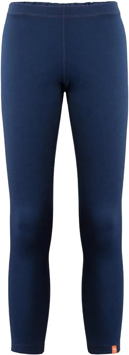Wooly Kid's Base Layer Set 100% Soft Merino Wool Thermal Underwear Very Warm Long Johns Multiple Colors for Girl Ages 2-12yo