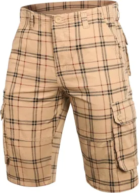 zeetoo Camo Shorts for Men Classic Relaxed Fit Cargo Short Multi-Pocket Outdoor Shorts