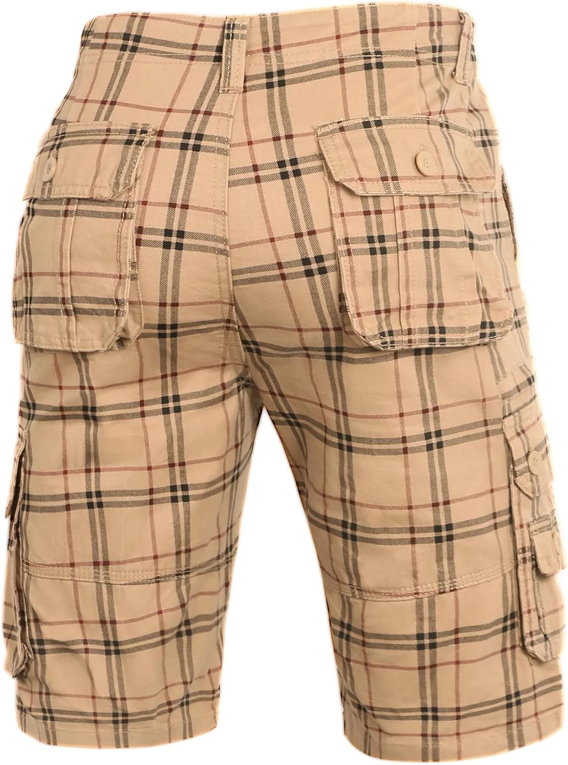 zeetoo Camo Shorts for Men Classic Relaxed Fit Cargo Short Multi-Pocket Outdoor Shorts